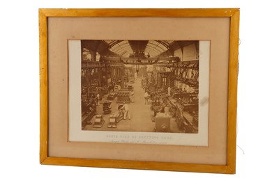 Lot 60 - Early Photograph of Whitworth & Co. Manchester Workshop