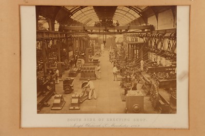 Lot 60 - Early Photograph of Whitworth & Co. Manchester Workshop