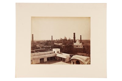 Lot 64 - View from Palace Fort, Lahore 1863-64, Photograph by Samuel Bourne