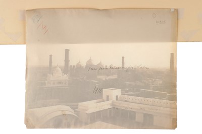 Lot 64 - View from Palace Fort, Lahore 1863-64, Photograph by Samuel Bourne