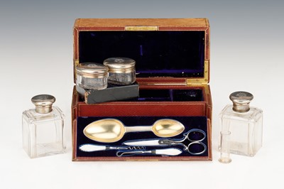 Lot 32 - A Small Victorian Travelling Medicine Chest
