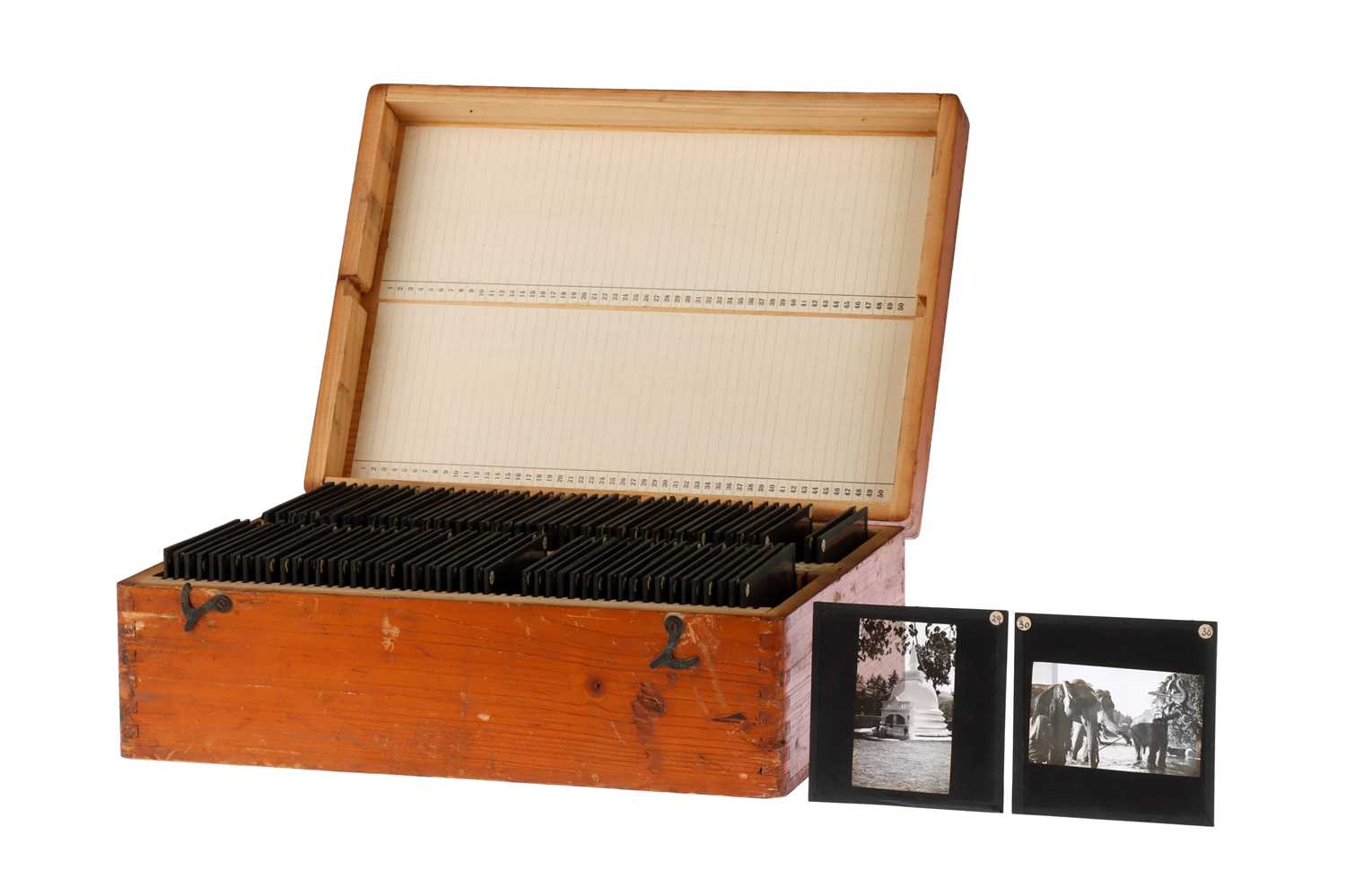 Lot 82 - Large Collection of Magic Lantern Slides of India