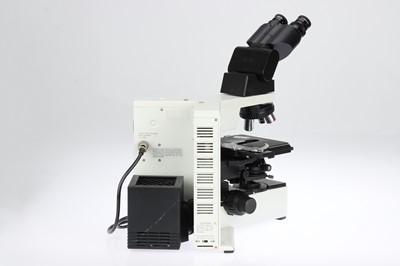 Lot 607 - Olympus BX50 Binocular Microscope