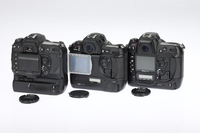Lot 105 - Three Nikon DX DSLR Cameras
