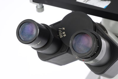 Lot 587 - Zeiss Inverted Binocular Microscope