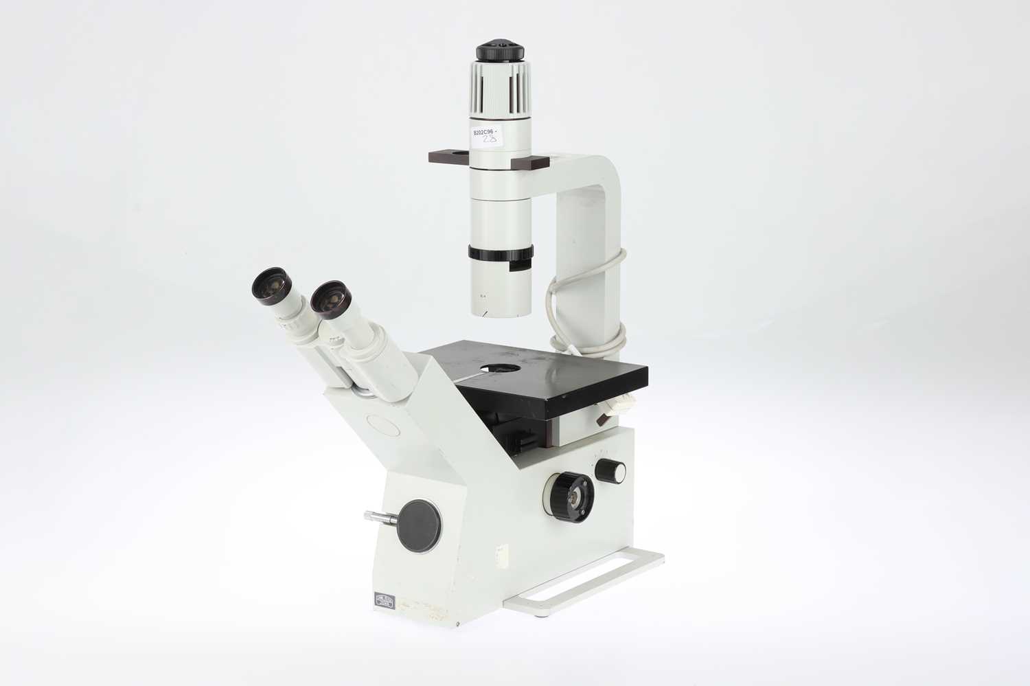 Lot 588 - Zeiss Inverted Binocular Microscope With