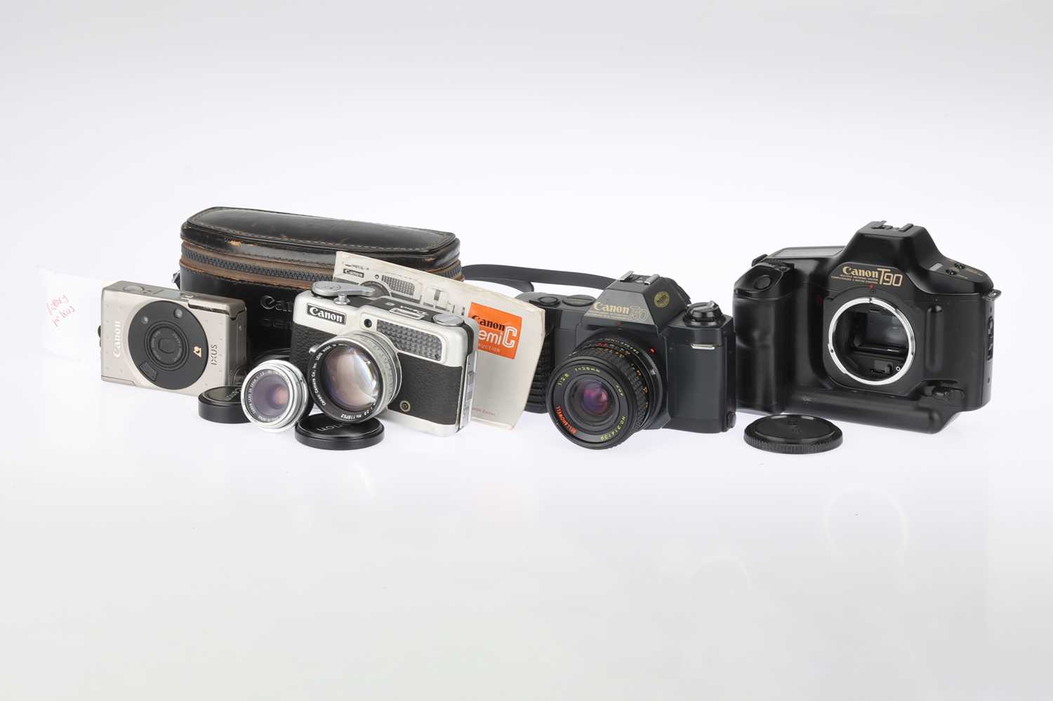 Lot 218 - A Selection of Canon Items