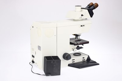 Lot 585 - Leitz DM RB Trinocular Microscope