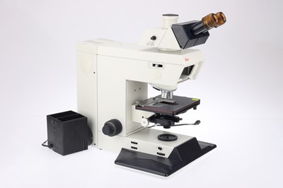 Lot 585 - Leitz DM RB Trinocular Microscope