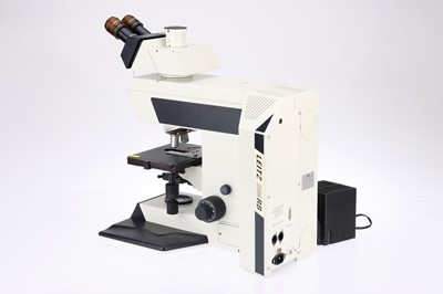 Lot 585 - Leitz DM RB Trinocular Microscope