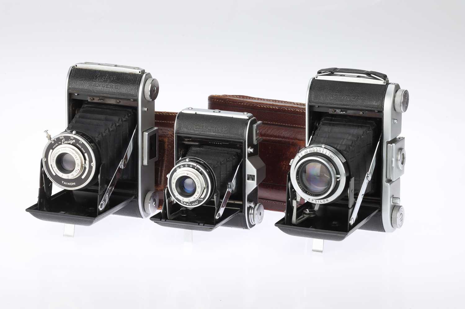 Lot 319 - A Selection of Three Folding Cameras