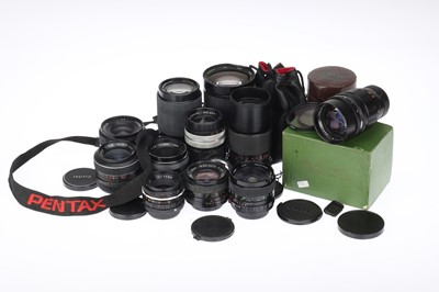 Lot 357 - A Mixed Selection of Camera Lenses