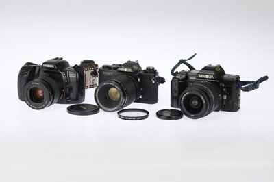 Lot 194 - Three Minolta 35mm Cameras