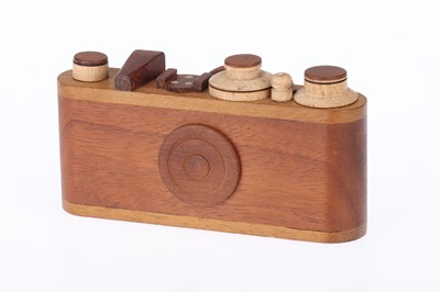 Lot 36 - * A Wooden Model of a Leica Ia Camera
