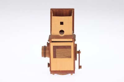 Lot 264 - * A Wooden Model of a Rollei Rolleiflex Camera