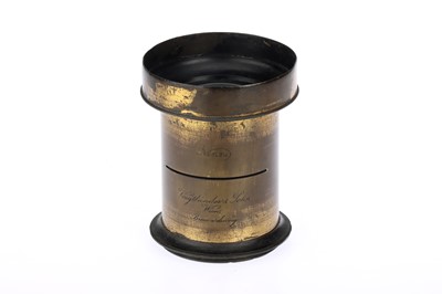 Lot 492 - * A Voigtlander & Sohn Waterhouse Stop Brass Lens