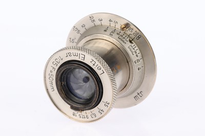 Lot 16 - A Leitz Elmar f/3.5 50mm Camera Lens