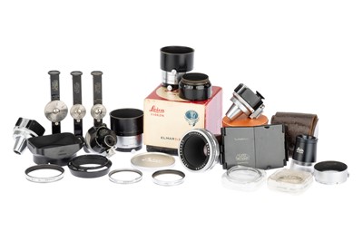 Lot 75 - A Selection of Leitz Leica Camera Accessories