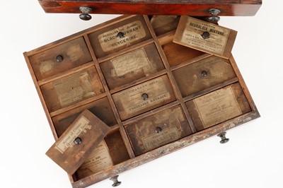 Lot 61 - An Apothecaries Cabinet of Bottle Labels