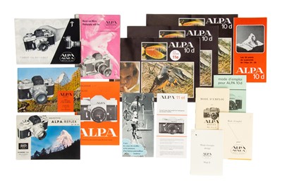 Lot 110 - A Good Selection of Alpa Literature