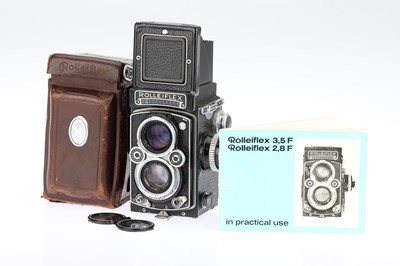 Lot 233 - A Rollei Rolleiflex 3.5E Model K4C Medium Format TLR Camera