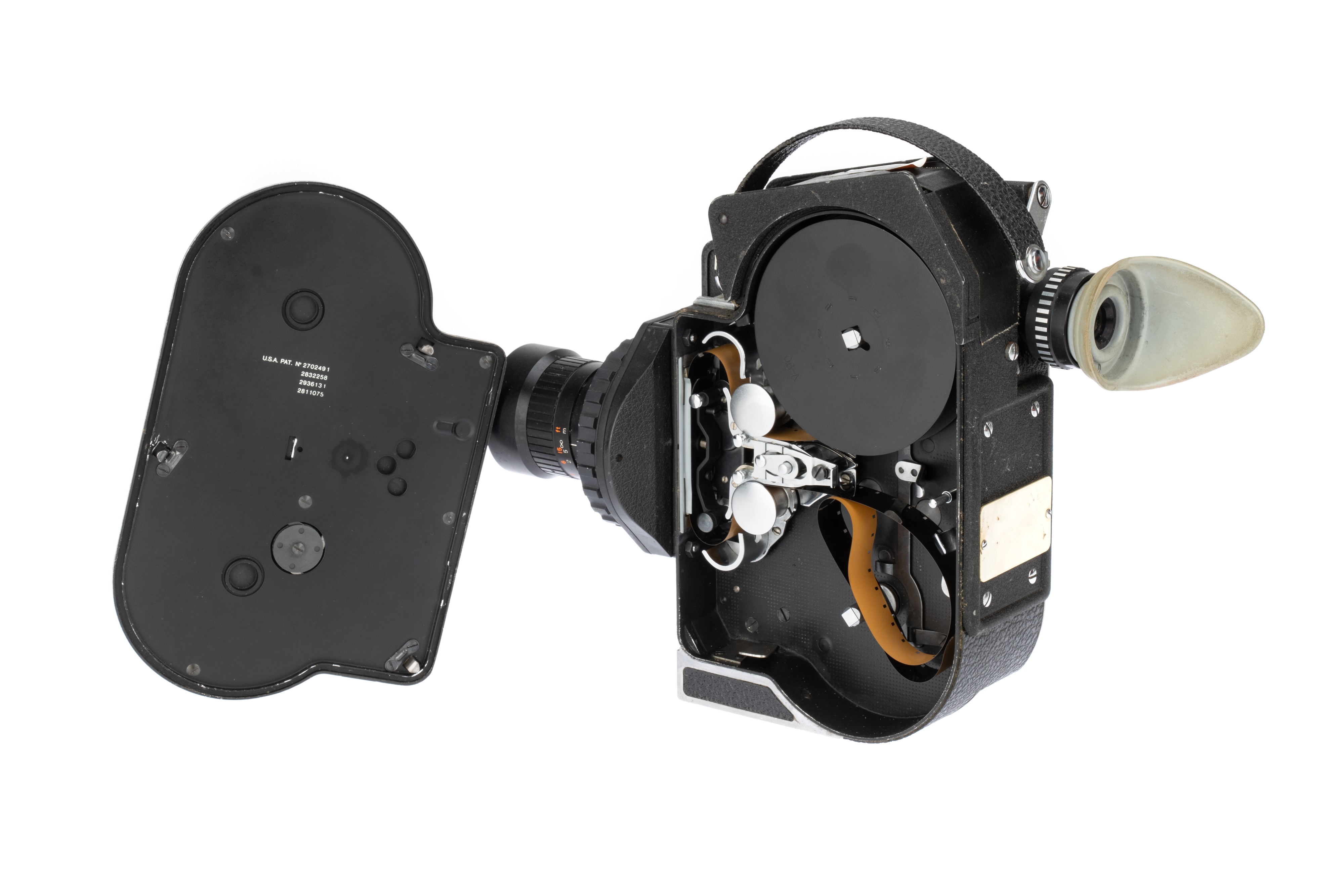Mirino ottametro Paillard Bolex H16 per fotocamera a pellicola 16 mm Mirino ottametro Paillard Bolex H16 per fotocamera a pellicola 16 mm