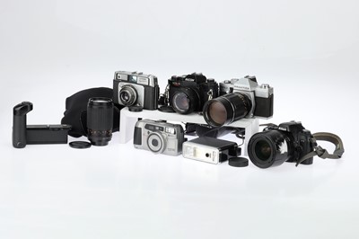 Lot 55 - A Group of 35mm Film Cameras