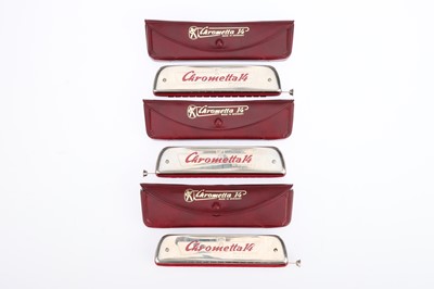 Lot 817 - Three Hohner Aronetta 14 Harmonicas