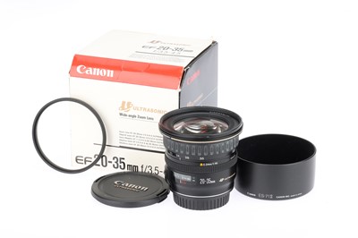 Lot 392 - A Canon EF f/3.5-4.5 20-35mm Ultrasonic Lens