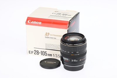 Lot 393 - A Canon  EF f/3.5-4.5 28-105mm Ultrasonic Lens