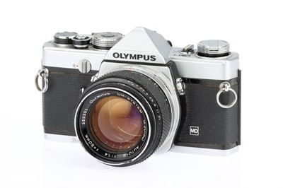 Lot 180 - An Olympus OM-1 MD 35mm SLR Camera