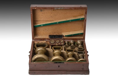 Lot 156 - Lancashire County Council Working Avoirdupois Bell Weights