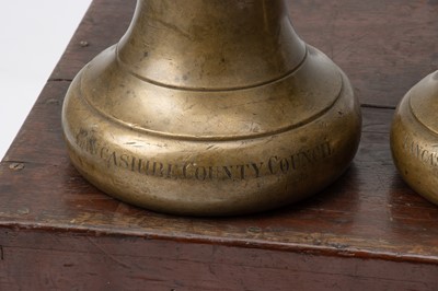 Lot 156 - Lancashire County Council Working Avoirdupois Bell Weights