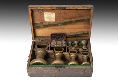 Lot 157 - Lancashire County Council Working Avoirdupois Bell Weights