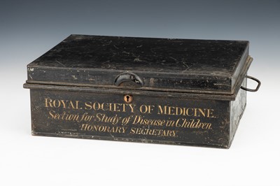 Lot 1 - Royal Society of Medicine Document Box