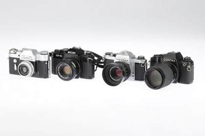 Lot 116 - A Selection of Various 35mm SLR Cameras