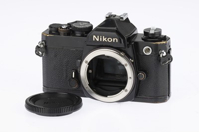 Lot 84 - A Black Nikon FM 35mm SLR Body