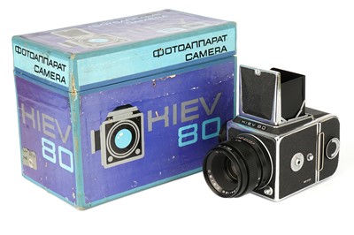 Lot 356 - A Kiev Arsenal Kiev 80 Medium Format Camera