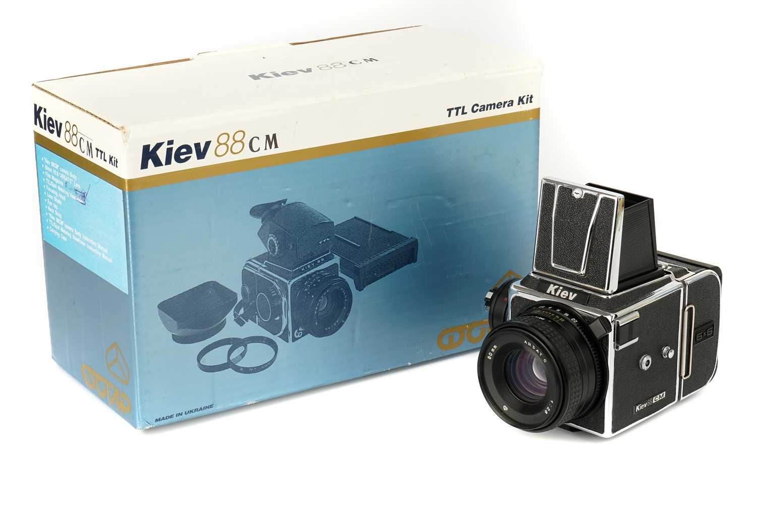 Lot 357 - A Kiev Arsenal Kiev 88CM Medium Format Camera