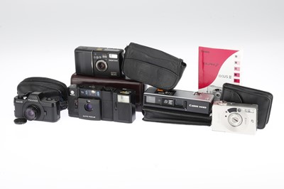 Lot 309 - A Selection of Compact Film Cameras