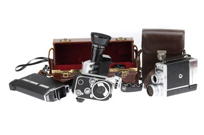 Lot 6 - Two Bolex and a Bell & Howell Motion Picture Cameras