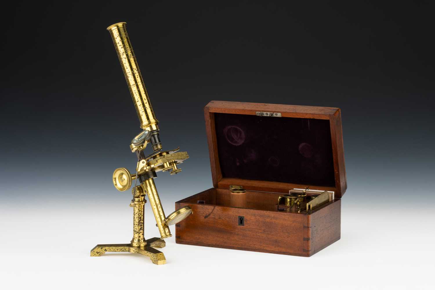 Lot 102 - An Early Achromatic Microscope By Casella & Co, London