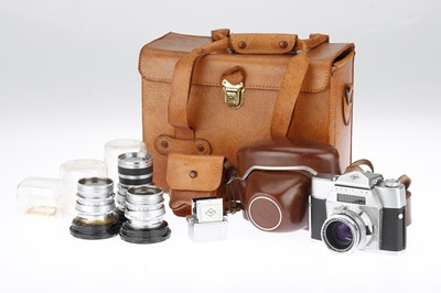 Lot 134 - An Agfa Ambiflex III 35mm SLR Camera Outfit