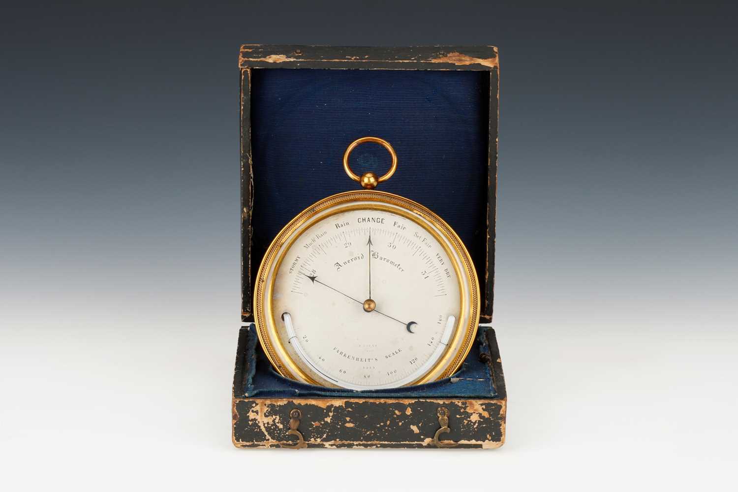 Lot 163 - A Victorian Vidie-Pattern Aneroid Barometer