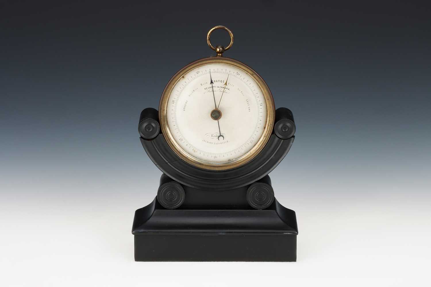 Lot 167 - A Fine Table Barometer by Negretti & Zambra,