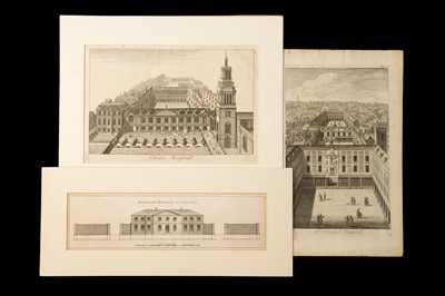 Lot 66 - A Collection of Period Engravings of Hospital Buildings
