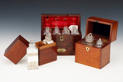 Lot 40 - Collection of Small Apothecary Chests