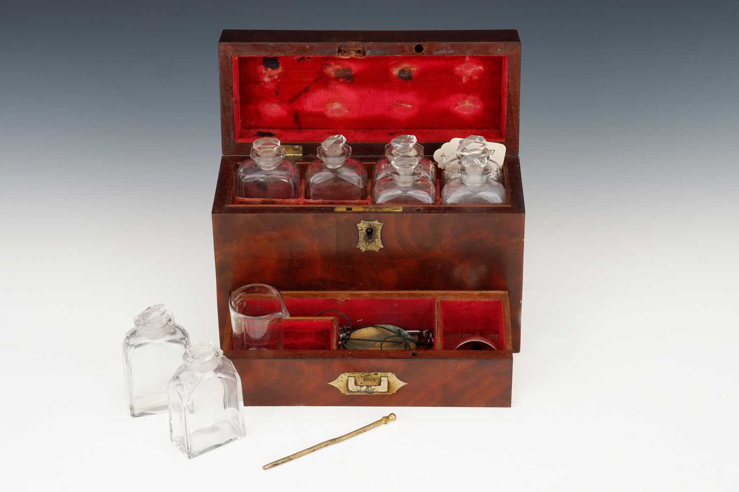 Lot 40 Collection of Small Apothecary Chests,