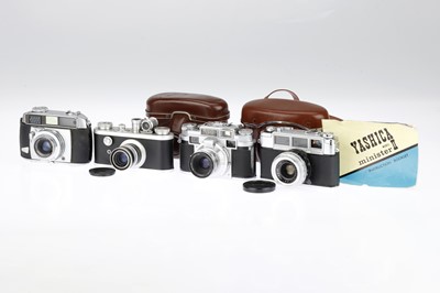 Lot 140 - A Group of 35mm Rangefinder Cameras