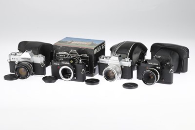 Lot 138 - Four Japanese 35mm SLR Cameras